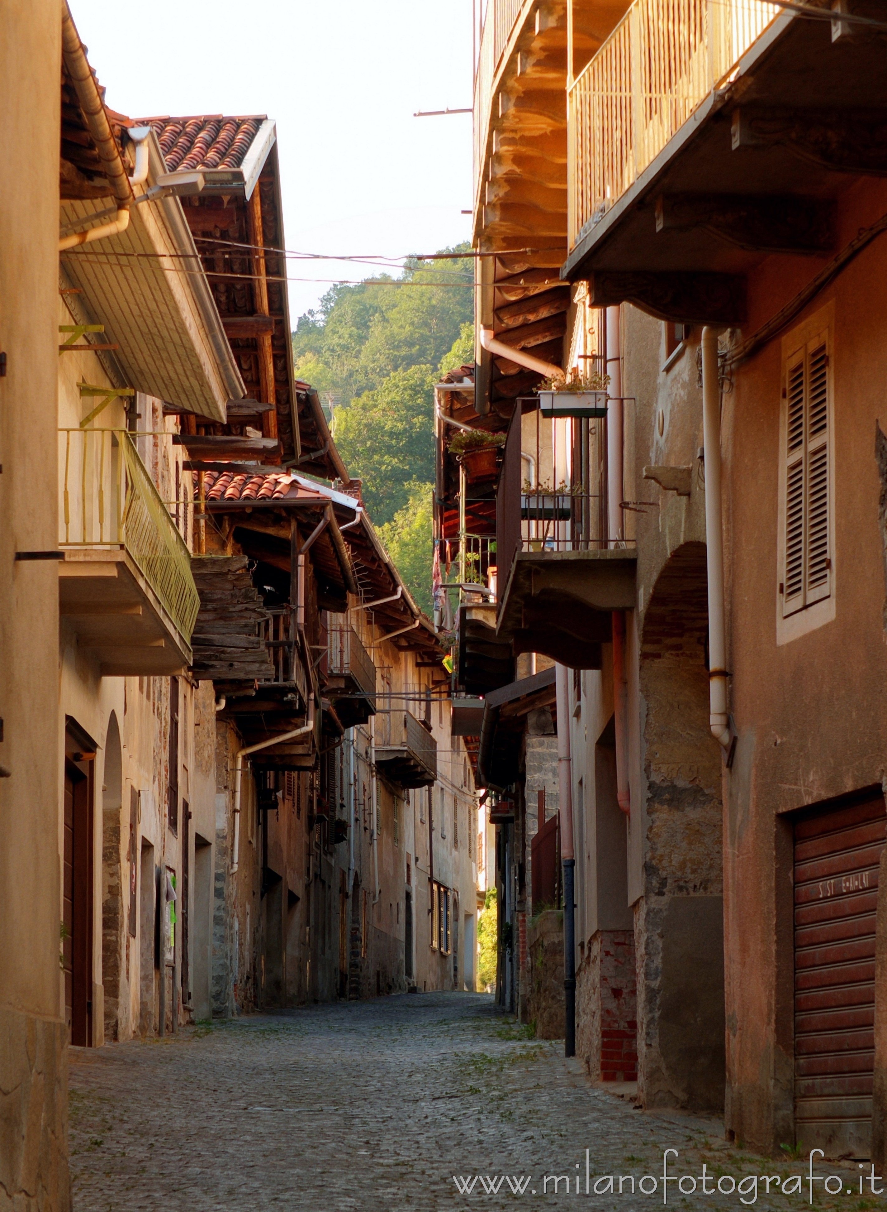 Passobreve fraction of Sagliano Micca (Biella, Italy) - Old houses of the village